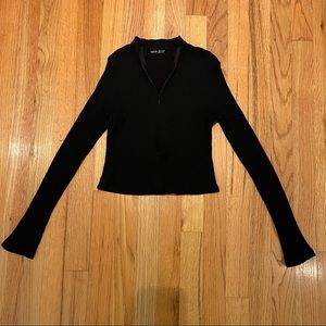 Shein Half Zip Up Top